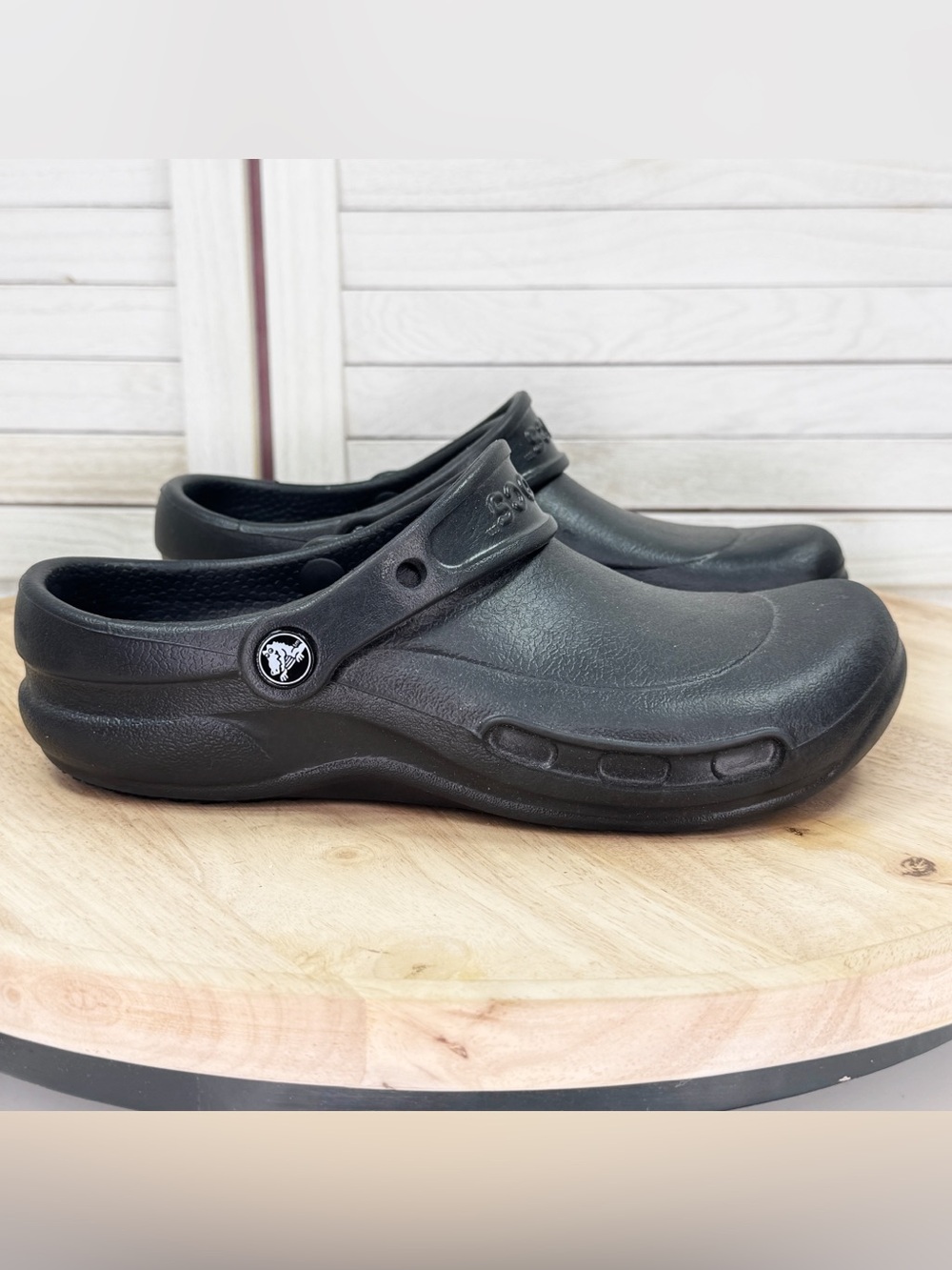 Crocs Bistro Work Clogs Black Size 5 Men 7 Women